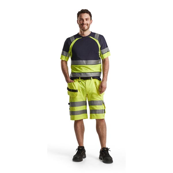 Blaklader 1586 High Vis Stretch Shorts