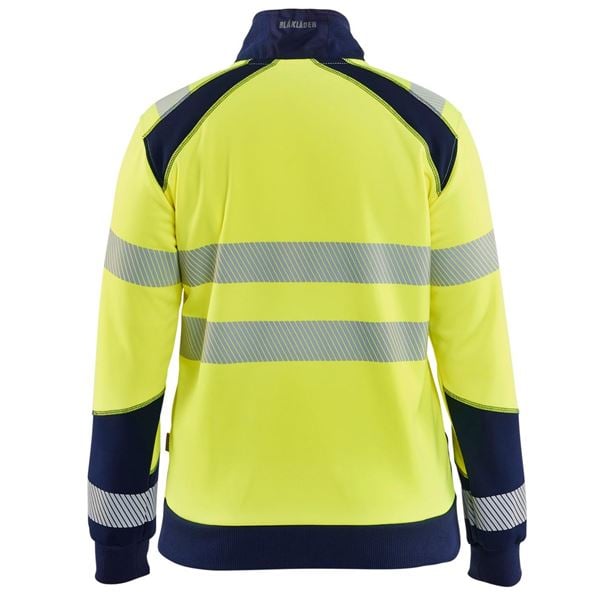 Blaklader 3508 Womens Hi-Vis Zipped Sweatshirt