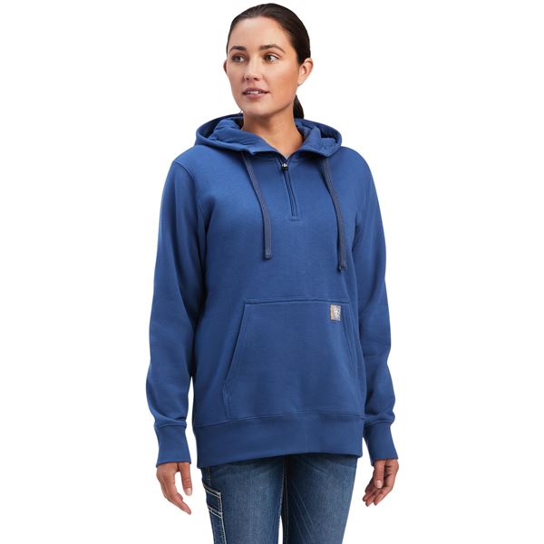 Ariat Womens Rebar Half Zip Hoodie