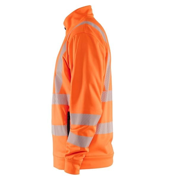 Blaklader 3563 High Vis Full Zip Sweat Jacket