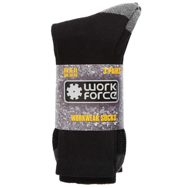 Workforce Safety Boot Socks 3 Pair Pack