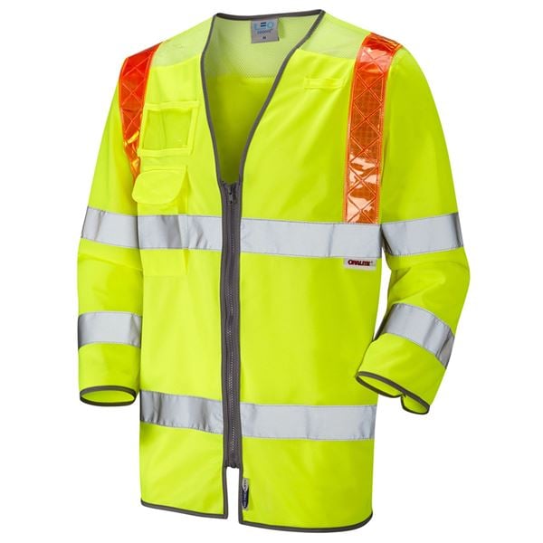 Leo S14 Taddiport High Vis Yellow Traffic Management Vest