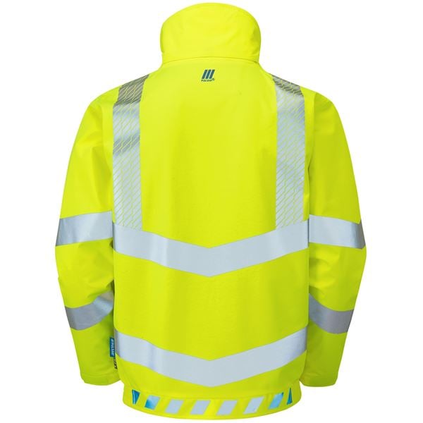 Pulsar EVO103 High Vis Yellow Bomber Jacket With Hood
