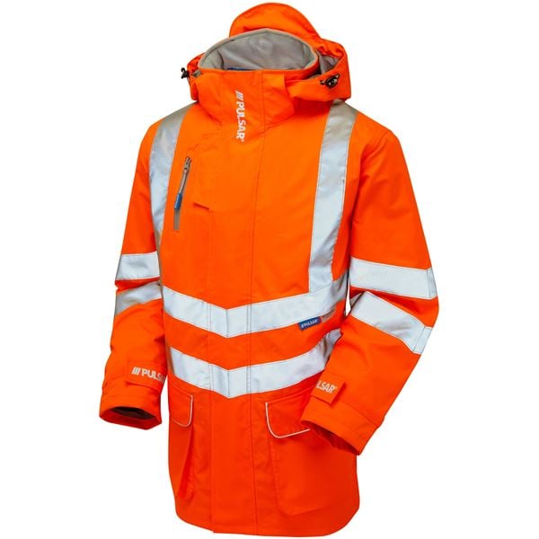 Pulsarail PR502 High Vis Lined Storm Coat