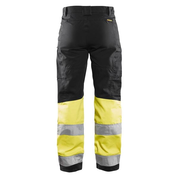 Blaklader 7161 Womens High Vis Yellow Stretch Trouser