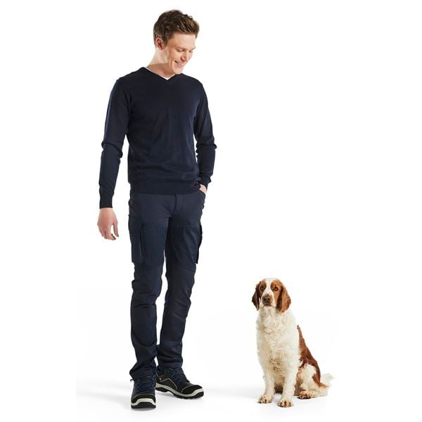Blaklader 3590 V Neck Knitted Cotton Pullover