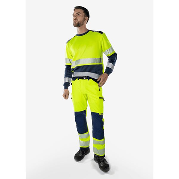 Fristads 2645 High Vis Stretch Work Trousers
