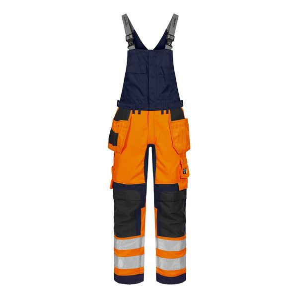 Tranemo 434144 Hgh Vis Stretch Bib and Brace Overalls