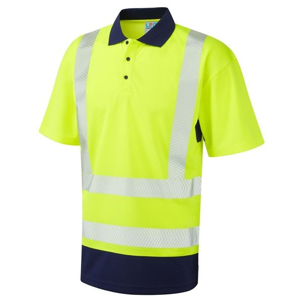 Leo P11 Mortehoe High Vis Polo Shirt