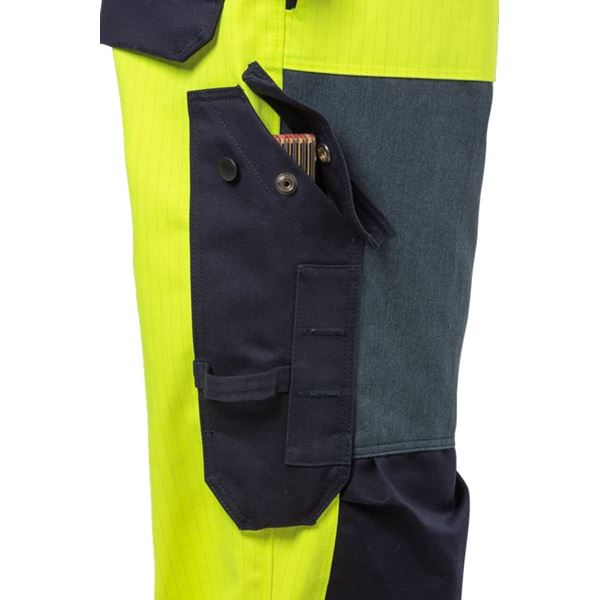 Fristads 2585 High Vis Yellow FR Work Trousers