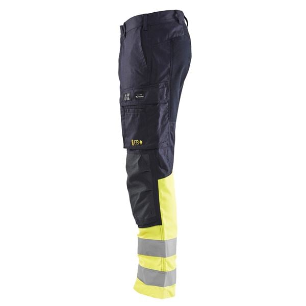 Blaklader 1787 High Vis Yellow Multinorm Stretch Trousers