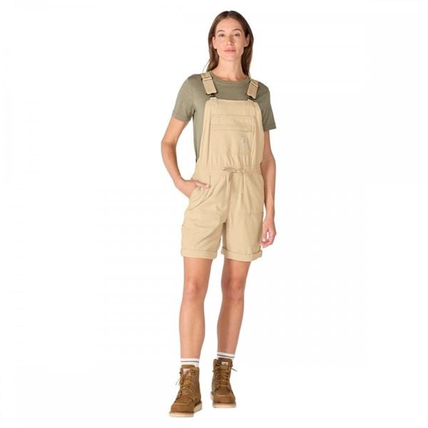 Carhartt Womens Ripstop Short Overalls