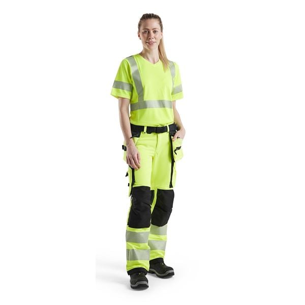 Blaklader 7197 Womens Hi-vis Stretch Trousers