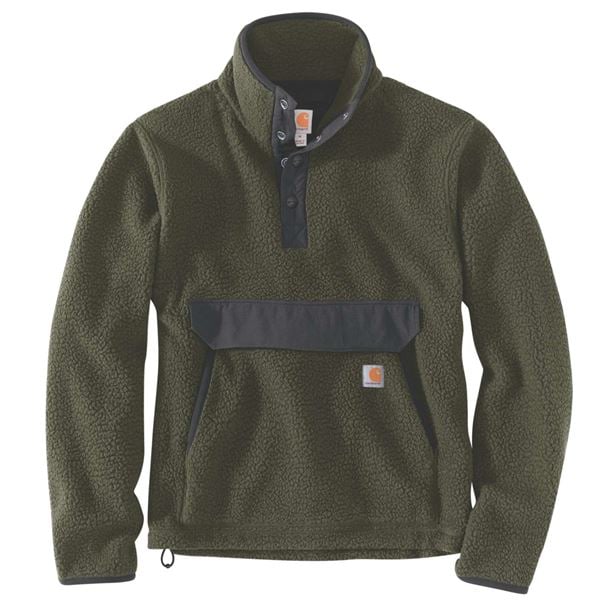 Carhartt Quarter Zip Relaxed Fit Sherpa Fleece Jacket