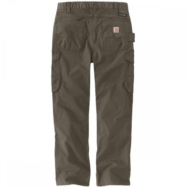 Carhartt Steel Rugged Cargo Work Trousers Relaxed Fit Straight Leg