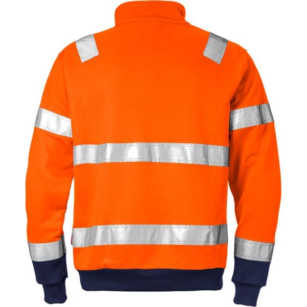 Fristads High Vis Half Zip Sweatshirt 728
