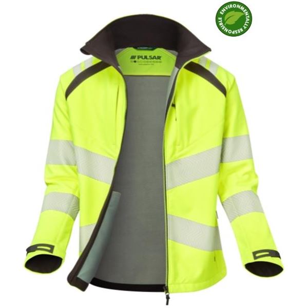 Pulsar Life LFE915 High Vis Yellow Soft Shell Jacket