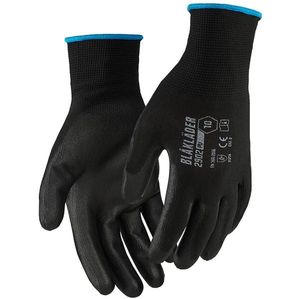 Blaklader 2902 Pack of 12 PU Dipped Work Gloves