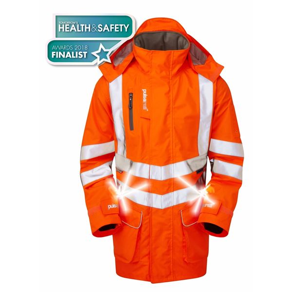 Pulsar Active High Vis Orange Storm Coat