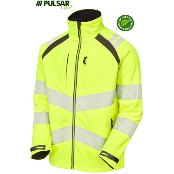 Pulsar Life LFE965 Womens High Vis Yellow Soft Shell Jacket