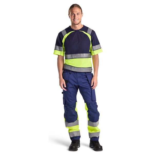 Blaklader 1558 High Vis Stretch Trousers