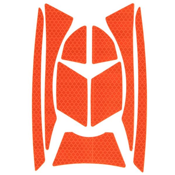 JSP CR2 Prismatix Reflective Decal Kit for EVO2/3 - High Visibility Orange - Pack of 2