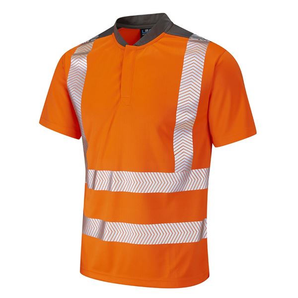 Leo T12 Putsborough High Vis Short Sleeve Polo Shirt