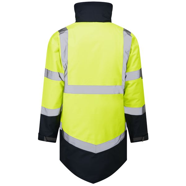 Leo A03 Marwood High Vis Yellow Stormcoat