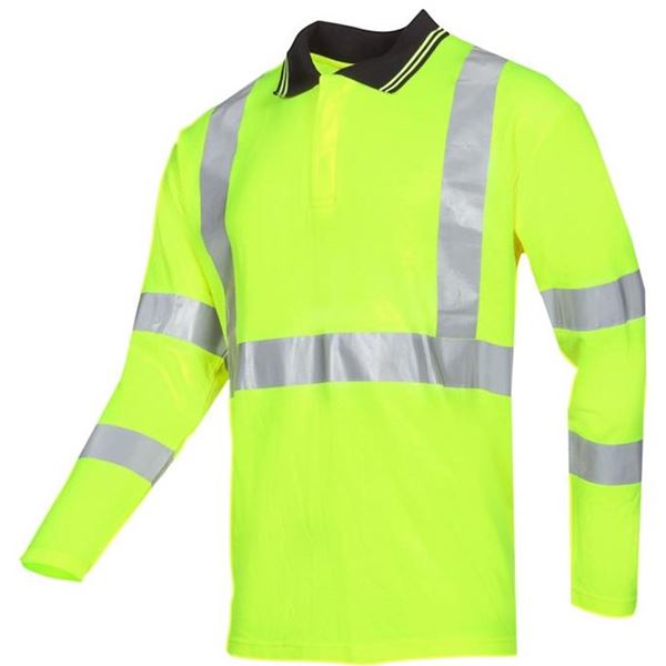 Sioen 527A Elgin High Vis Yellow Arc Polo Shirt