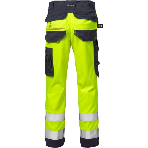 Fristads Flamestat 2161 FR Arc High Vis Yellow Stretch Trousers