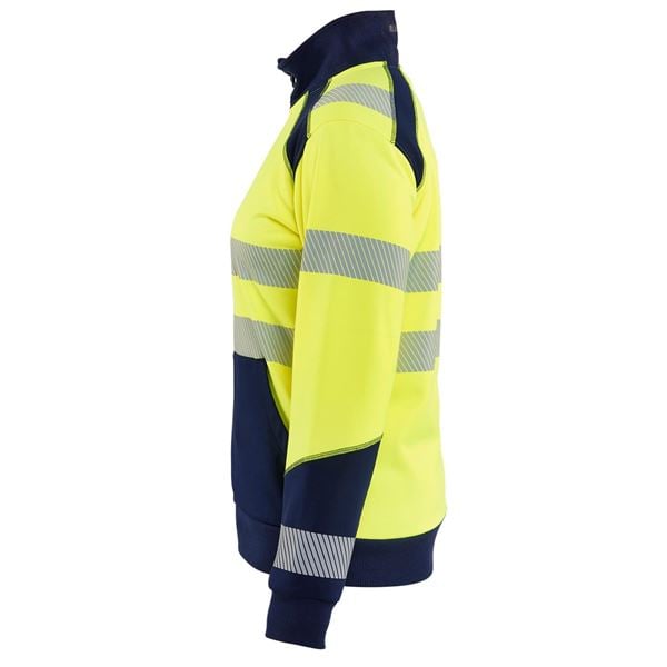 Blaklader 3508 Womens Hi-Vis Zipped Sweatshirt