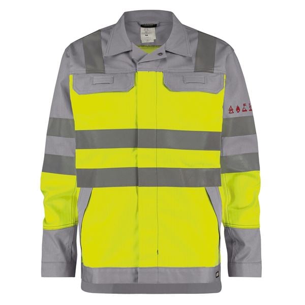 Dassy Franklin Multinorm High Vis Yellow Work Jacket
