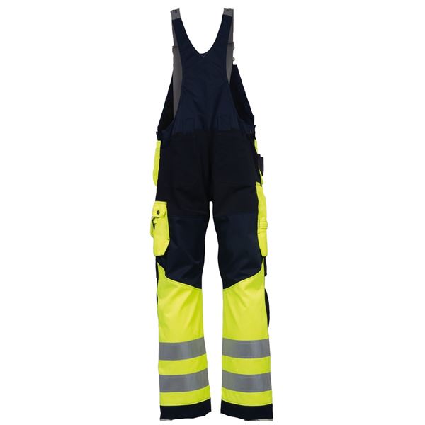 Tranemo 434144 Hgh Vis Stretch Bib and Brace Overalls