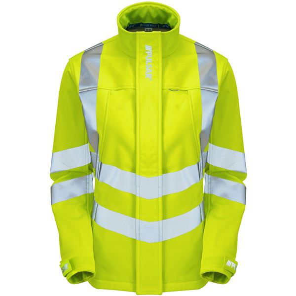 Pulsar P706 Womens High Vis Yellow Soft Shell Jacket