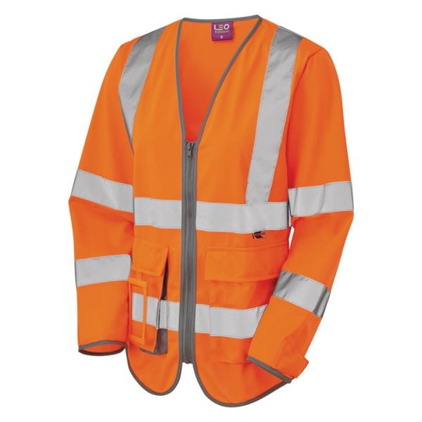 Leo SL12 Beaworthy Womens Long Sleeve High Vis Vest