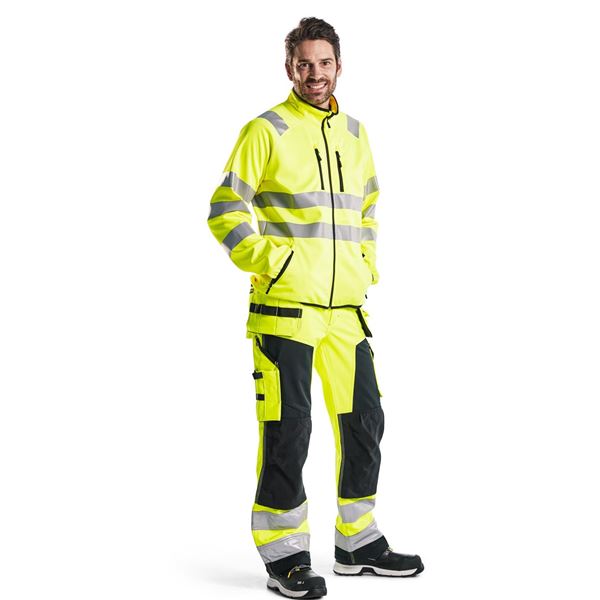 Blaklader 1567 High Vis Soft Shell Trouser