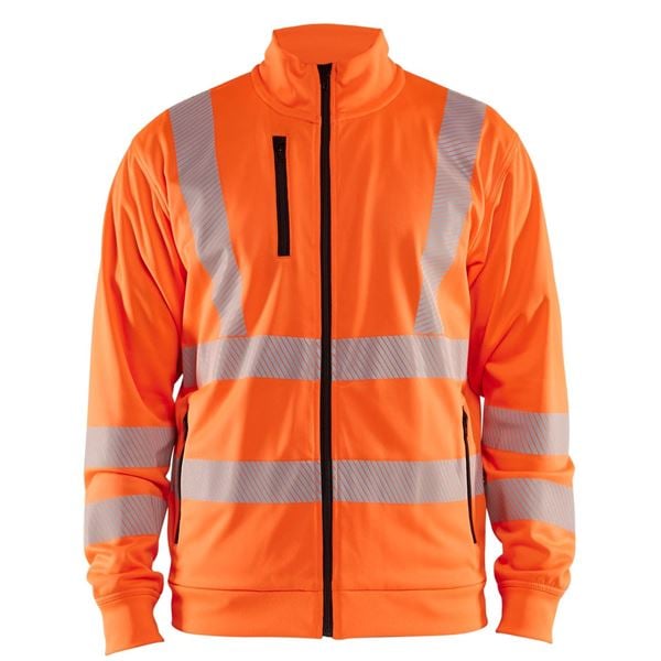 Blaklader 3563 High Vis Full Zip Sweat Jacket
