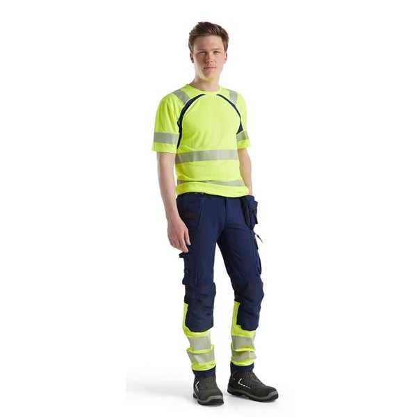 Blaklader 1993 High Vis Stretch Trousers