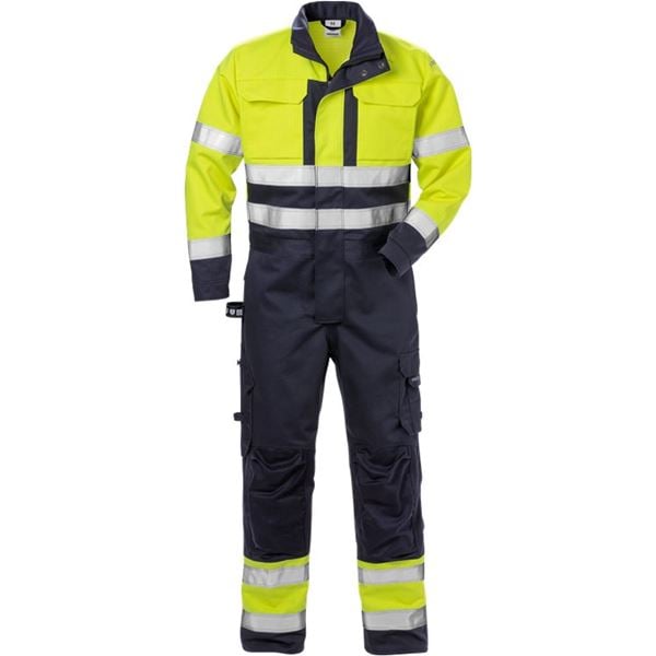 Fristads 8084 High Vis Yellow FR Overalls