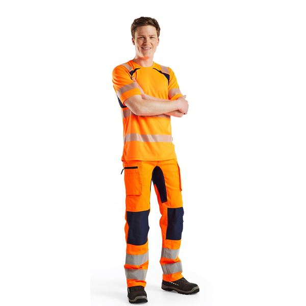 Blaklader 1585 High Vis Stretch Trousers