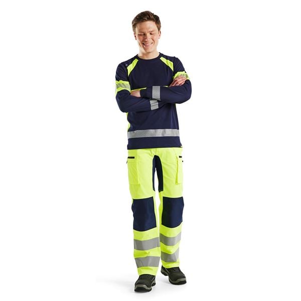 Blaklader 3510 Long Sleeve High Vis T-shirt