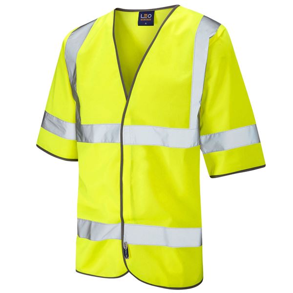 Leo S02 Gorwell Half Sleeve High Vis Vest