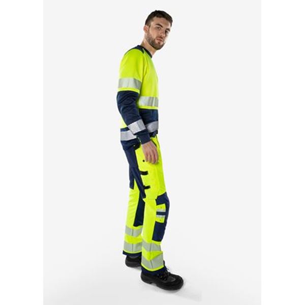 Fristads 2645 High Vis Stretch Work Trousers
