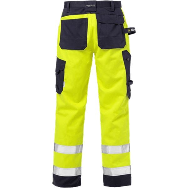 Fristads 2584 High Vis Yellow FR Work Trousers