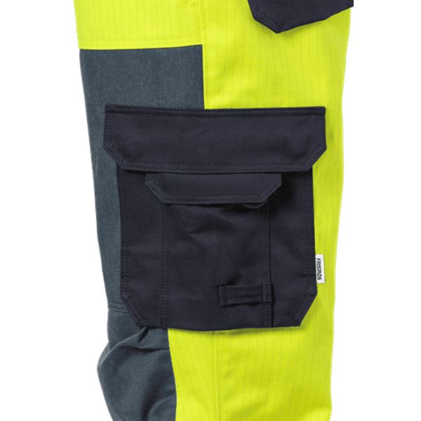 Fristads 2585 High Vis Yellow FR Work Trousers