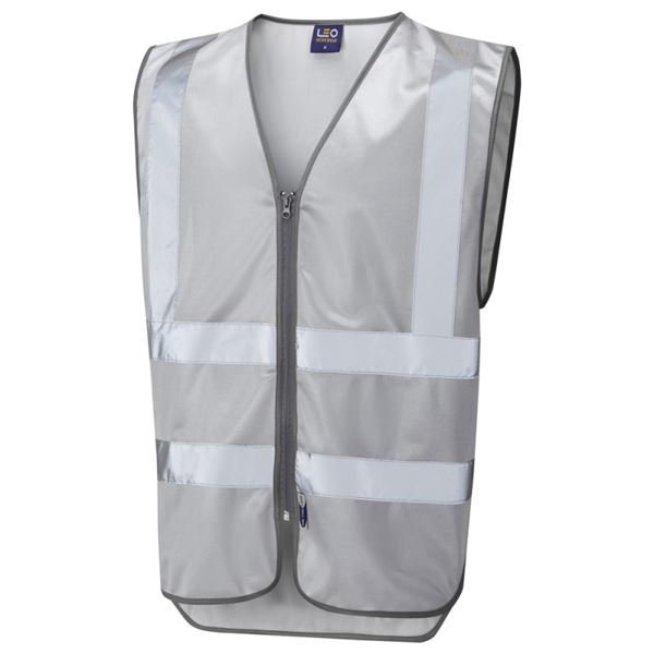 Leo W35 Commodore Reflective Zipped Waistcoat