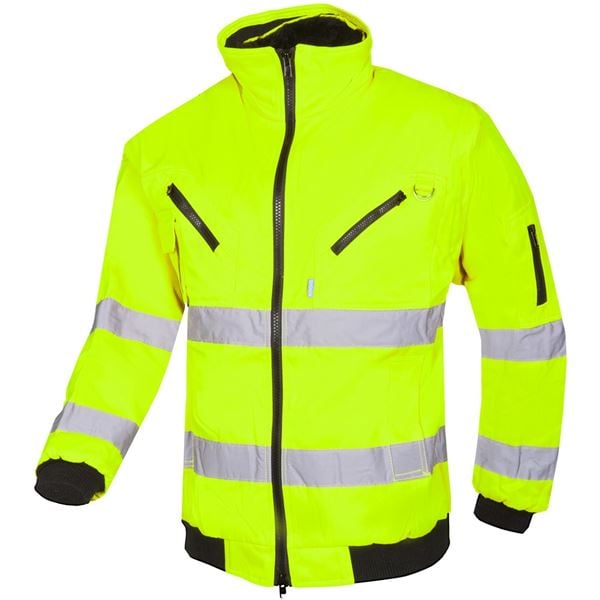 Sioen Sparrow High Vis Bomber Jacket with Detachable Sleeves