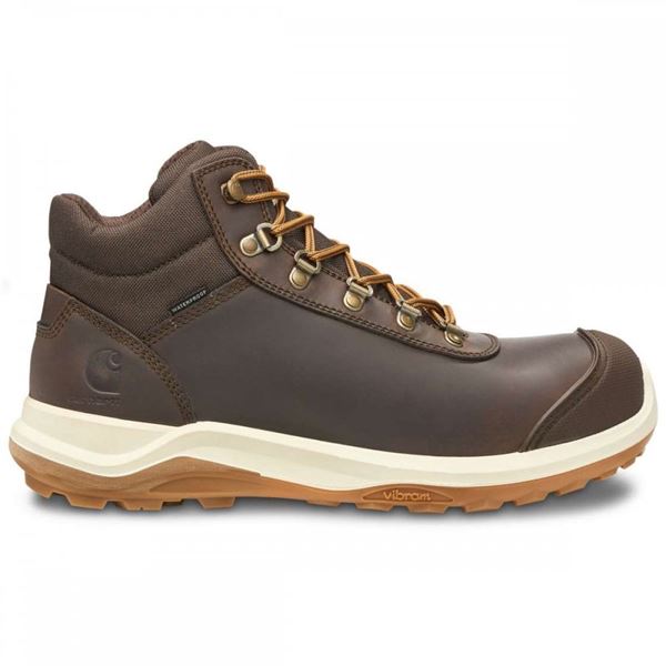 Carhartt Mens Waterproof Leather Safety Boots