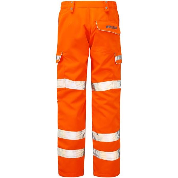 Pulsarail PR336 High Vis Orange Trousers Class 2