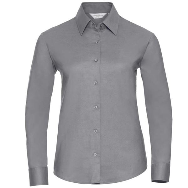 Russell 932F long sleeve Oxford blouse